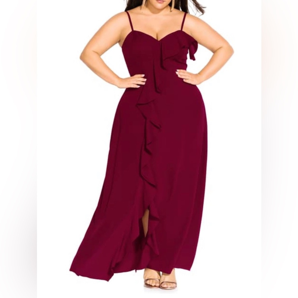 City Chic Catalina Maxi Dress S/16 Plus Size Dress
